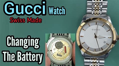 gucci watch battery replacement tool|Gucci battery replacement near me.